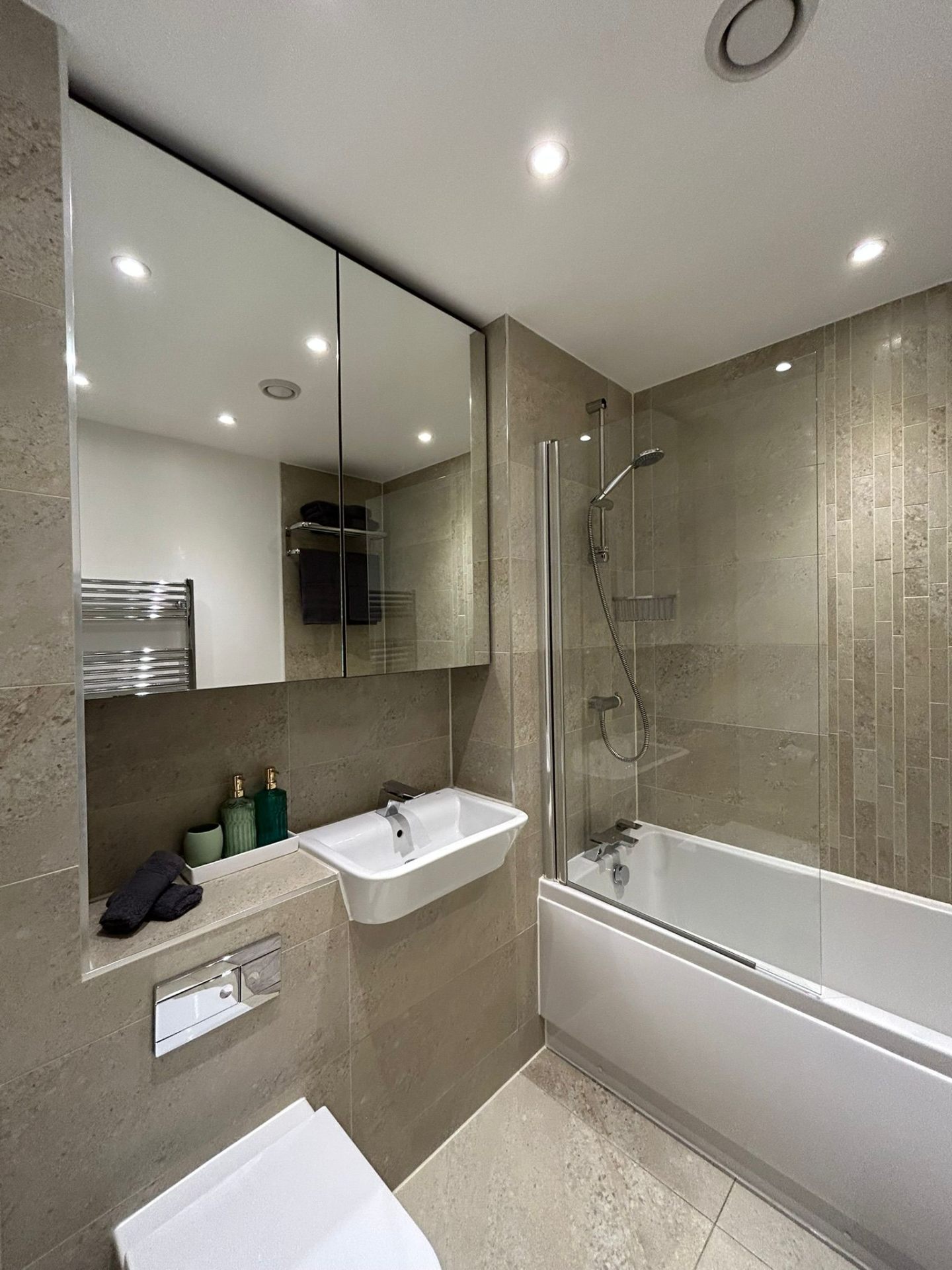 Sparkling modern bathroom